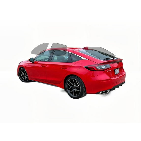 Haiy Co - PreCut 2Ply 70% Window Tint Film Kit For 2022-2025 Honda Civic Hatchback -Side+Rear Window