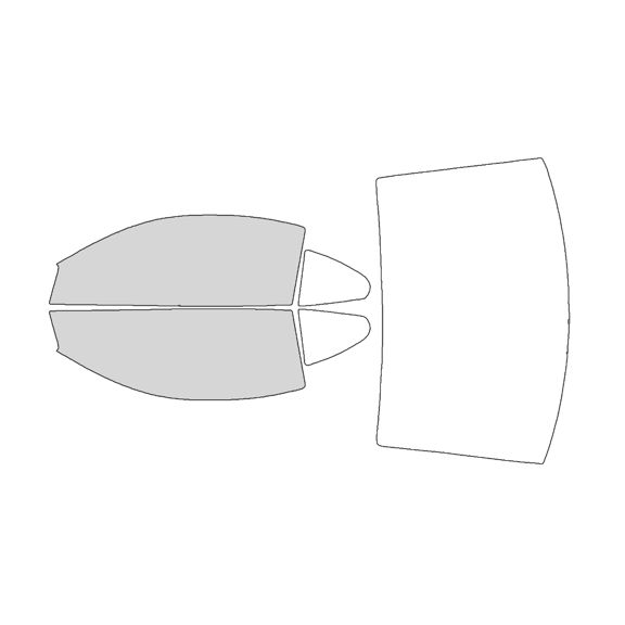 Haiy Co - PreCut 2Ply 70% Window Tint Film Kit For 2024-2025 Ford Mustang Coupe -Front Windows