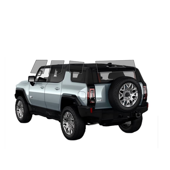 Haiy Co - PreCut 2Ply 70% Window Tint Film Kit For 2024-2025 GMC Hummer Suv -Side+Rear Window