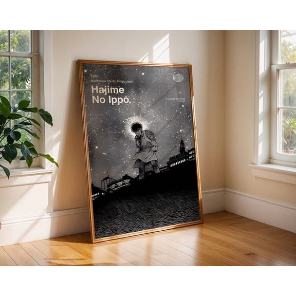 Hajime no Ippo Poster Anime Manga Art Intense Boxing Moment Illustration for Gaming Decor Room House Wall Gift for Fan Idea Size 24x36 Unframed Poster