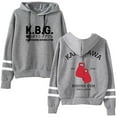 thumbnail image 1 of Hajime No Ippo KBG Hoodies Kamogawa Boxing Gym Merch Pocketless Parallel Bars Sleeve Streetwear, 1 of 4
