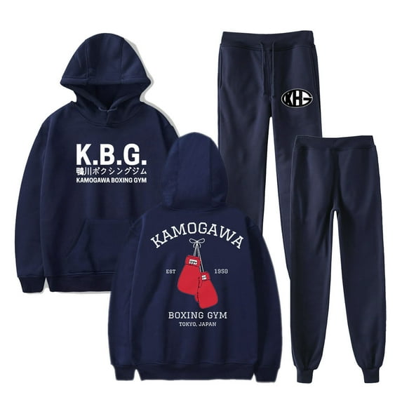 Hajime No Ippo KBG Logo Merch Hoodies Jogger Pants Winter Women Men Fashion Streetwear Sweatshirts