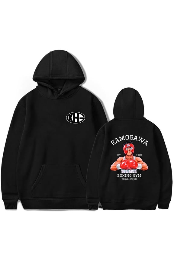Hajime No Ippo Kamogawa Boxing Gym Anime Hoodie Role Playing Fashion Sportswear Men's and Women's Hoodie