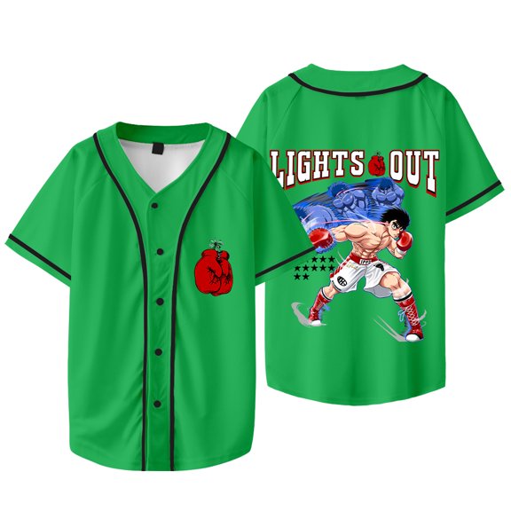 Hajime No Ippo Kamogawa Boxing Gym Merch Baseball Jacket T-Shirts Women Men Fashion Short Sleeve Tee