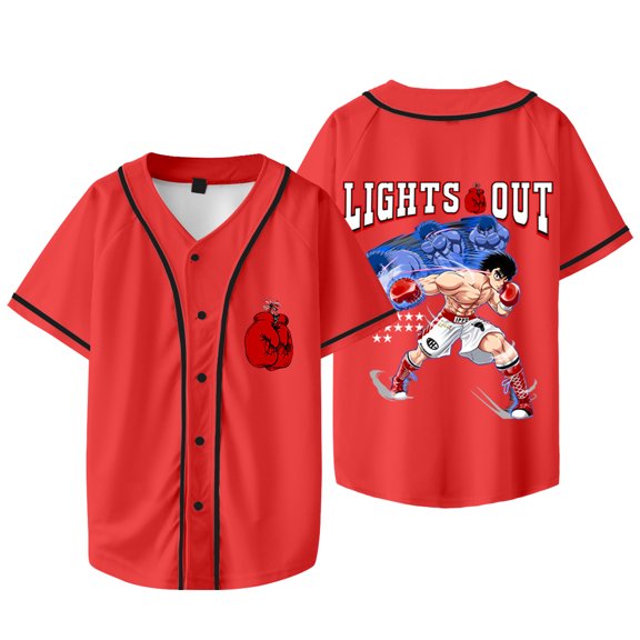 Hajime No Ippo Kamogawa Boxing Gym Merch Baseball Jacket T-Shirts Women Men Fashion Short Sleeve Tee