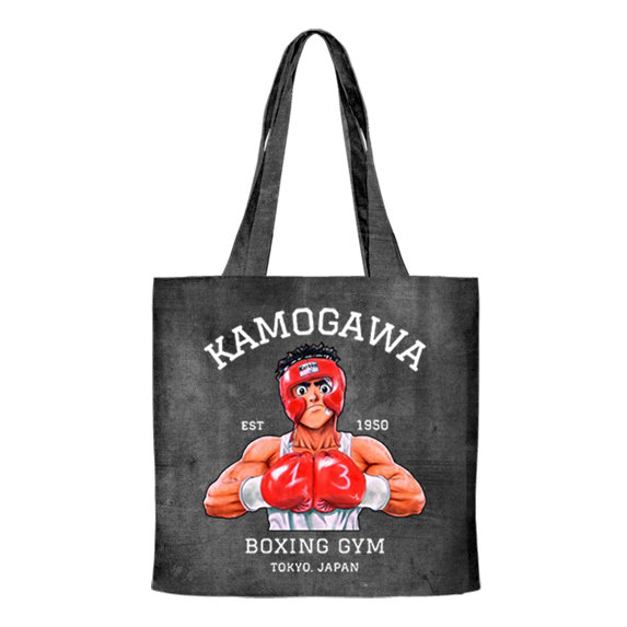 Hajime No Ippo Kamogawa Boxing Gym Merch Tote Shoulder Bags Unisex Fashion Casual Canvas Bag