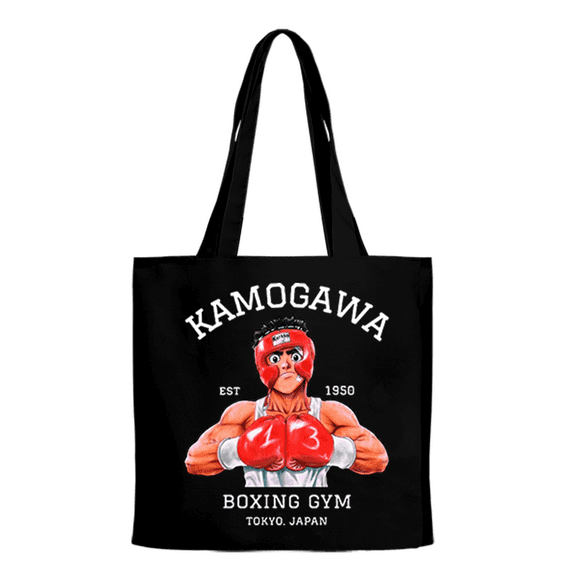 Hajime No Ippo Kamogawa Boxing Gym Merch Tote Shoulder Bags Unisex Fashion Casual Canvas Bag