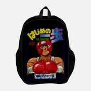Hajime No Ippo Kamogawa Boxing Gym Zip Backpack Cosplay Daypack Anime Traval Bag