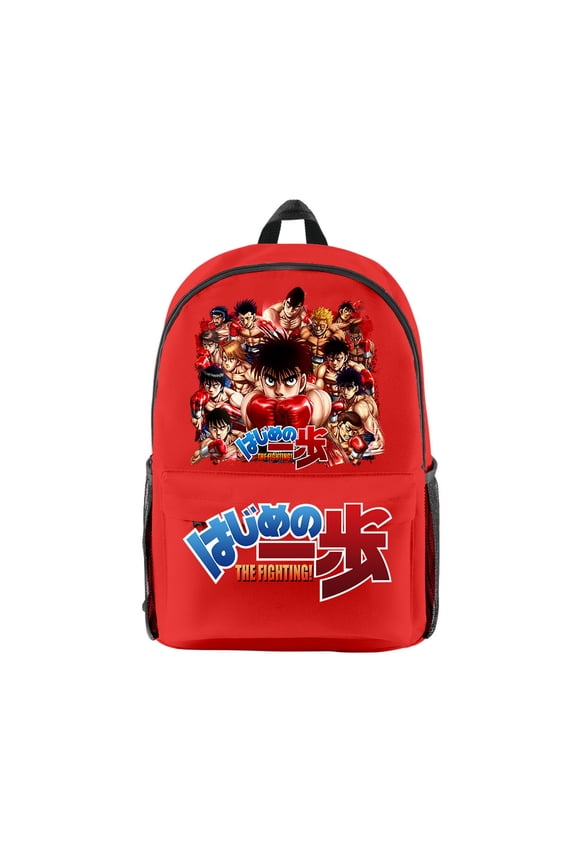 Hajime No Ippo Merch Backpacks Kamogawa Boxing Gym Merch Bags Unisex Fashion Casual Streetwear