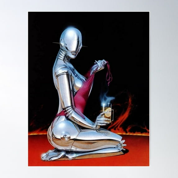 Hajime Sorayama Poster Wall Art, Modern Wall Decor For Living Room Bedroom, 8x12 UNFRAMED