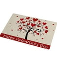 thumbnail image 1 of Hajmiiikey Valentine's Day Entrance Door Full-covered Floor Mats For Home Bathroom And Kitchen Water-absorbent, Non- And Dirt-resistant Floor Mats,J, 1 of 10