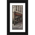thumbnail image 1 of Hak, Chiu Tak 10x18 Black Ornate Wood Framed with Double Matting Museum Art Print Titled - La Taverne, 1 of 4