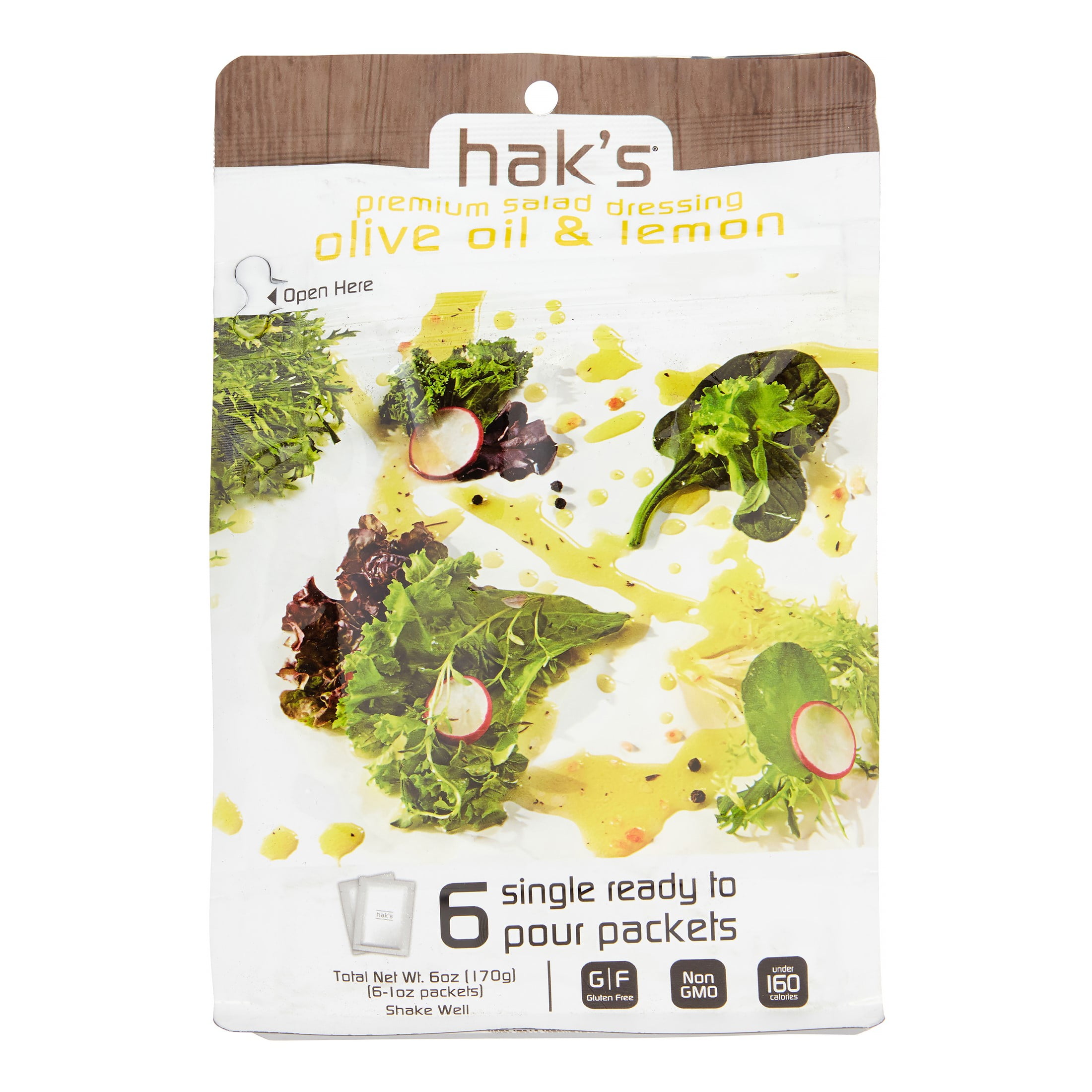 Find Your Perfect Hak's Salad Dressing, Olive Oil and Lemon, 1 Oz, 6 Ct