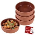 thumbnail image 1 of Hakan Athens Clay Bowl Set of 4, Terracotta 5.7-inch Bowls, 14.2 Oz Cooking Clay Bowls in Box, 1 of 6