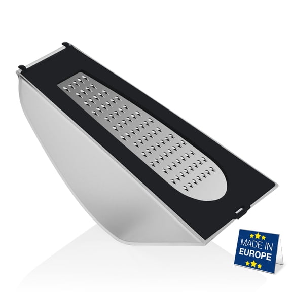 Hakan Cheese Grater with Storage Container 7.8 oz, Stainless Steel Blade, 6.3