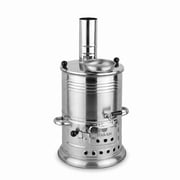 Hakan Tinplate Samovar Tea Kettle for Outdoor, 135.2 oz 4 lt Single Tap