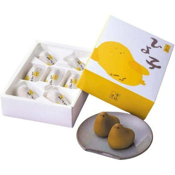 Hakata Hiyoko Manju Yoshinodo Traditional Japanese Sweet Hiyoko Pack of 7 weet bean paste filling Made in JAPAN