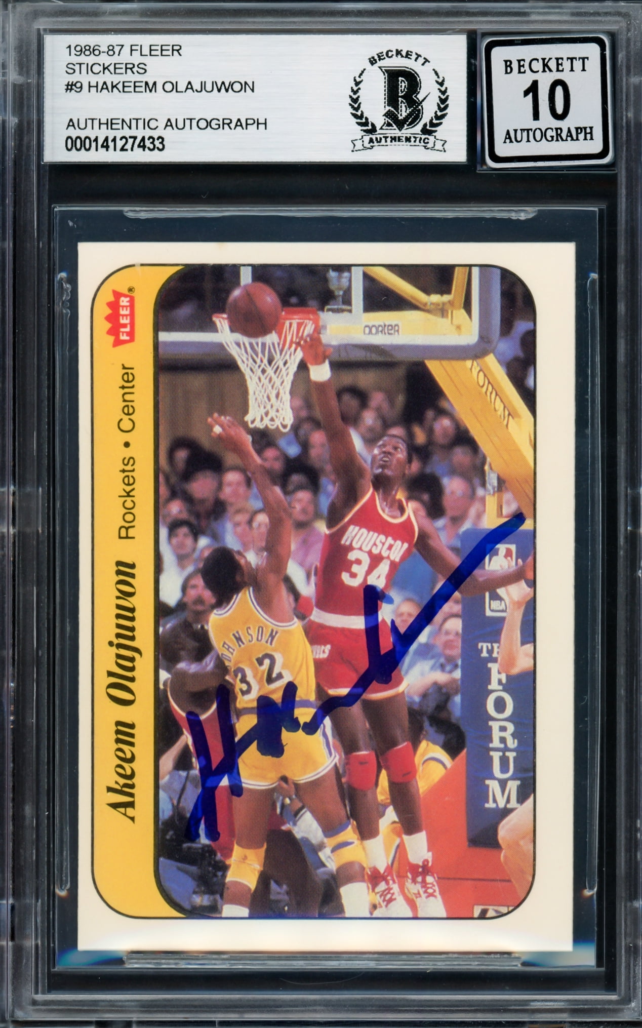 Hakeem Olajuwon Card