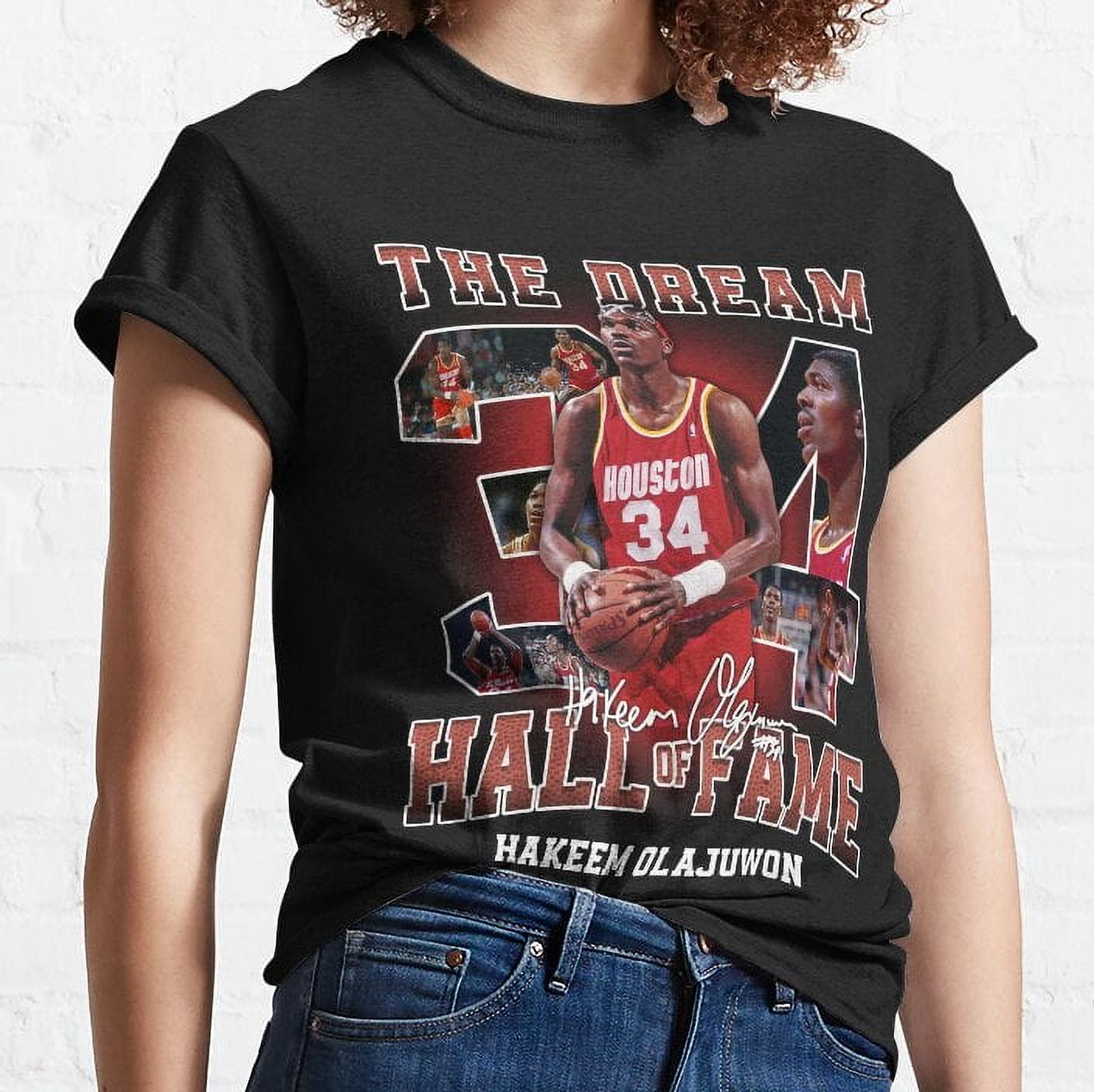Hakeem Olajuwon The Dream Houston Basketball Legend Signature Vintage ...