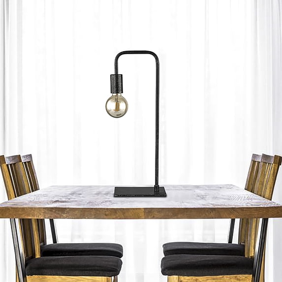 Hakem Old Silver Single 1-light Table Lamp