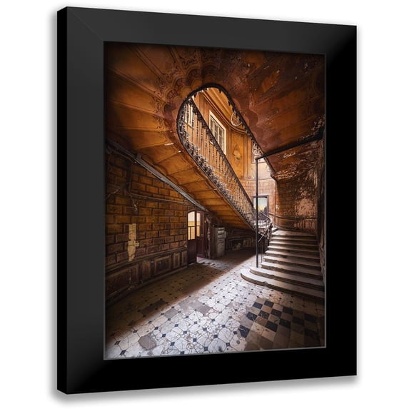 Haker, Matthias 13x18 Black Modern Framed Museum Art Print Titled - Past, Present, Future