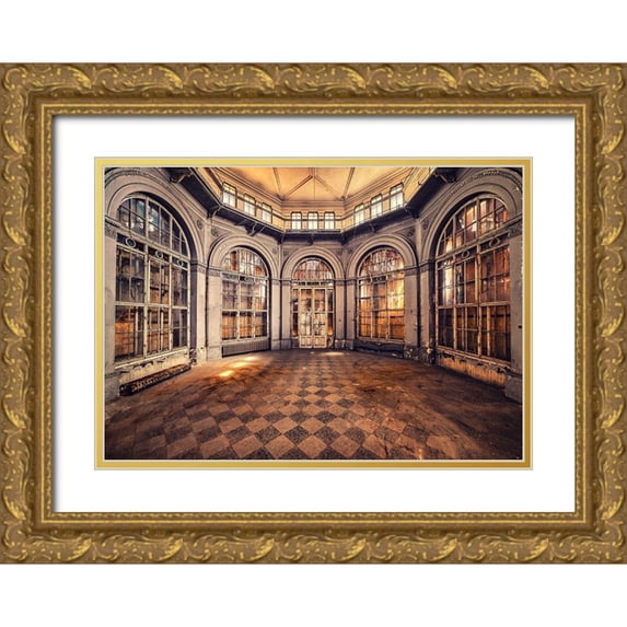 Haker, Matthias 14x11 Gold Ornate Wood Framed with Double Matting Museum Art Print Titled - Carousel