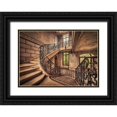 thumbnail image 1 of Haker, Matthias 32x24 Black Ornate Wood Framed with Double Matting Museum Art Print Titled - Living Stairs, 1 of 4