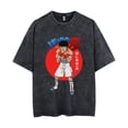 thumbnail image 1 of Hakiem Neupoter shirt round neck washed vintage men's and women's The Fighting! tops, 1 of 5