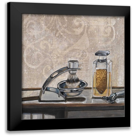 Hakimipour-Ritter 12x12 Black Modern Framed Museum Art Print Titled - Vanity II