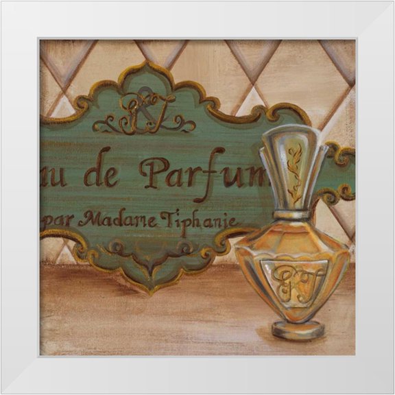 Hakimipour-Ritter 12x12 White Modern Wood Framed Museum Art Print Titled - Bath Shoppe I