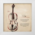 thumbnail image 1 of Hakimipour-Ritter 12x12 White Modern Wood Framed Museum Art Print Titled - Cello, 1 of 4