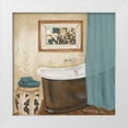 thumbnail image 1 of Hakimipour-Ritter 15x15 White Modern Wood Framed Museum Art Print Titled - Blue Zen Bath II, 1 of 4