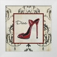 thumbnail image 1 of Hakimipour-Ritter 15x15 White Modern Wood Framed Museum Art Print Titled - Diva Shoe, 1 of 4