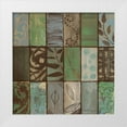 thumbnail image 1 of Hakimipour-Ritter 15x15 White Modern Wood Framed Museum Art Print Titled - Parade of Patterns II, 1 of 4