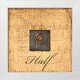 thumbnail image 1 of Hakimipour-Ritter 26x26 White Modern Wood Framed Museum Art Print Titled - Half, 1 of 4