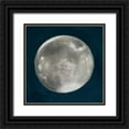 thumbnail image 1 of Hakimipour, Tiffany 15x15 Black Ornate Wood Framed with Double Matting Museum Art Print Titled - Moon Phase I, 1 of 4