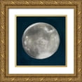 thumbnail image 1 of Hakimipour, Tiffany 20x20 Gold Ornate Wood Framed with Double Matting Museum Art Print Titled - Moon Phase I, 1 of 4