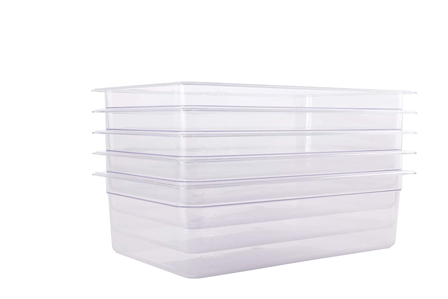 Hakka 1/1 Full Size Polycarbonate Food Pans,2.5