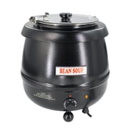 Hakka 11Qt Soup Warmer Commercial Soup Kettle Warmer with Hinged Lid and Detachable Stainless Steel Pot
