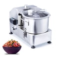 thumbnail image 1 of Hakka 6L Commercial Food Processor, 1800W Electric Vegetable Chopper with Variable Speed Control and Stainless Steel Blade, Silver, 1 of 6