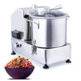 thumbnail image 1 of Hakka 9L Commercial Food Processor, 1800W Electric Vegetable Chopper with Variable Speed Control and Stainless Steel Blade, Silver, 1 of 6