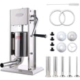 thumbnail image 1 of Hakka 3L/7LB Stainless Steel Vertical Sausage Stuffer and Spanish Churro Maker with 2 Speeds, 1 of 9