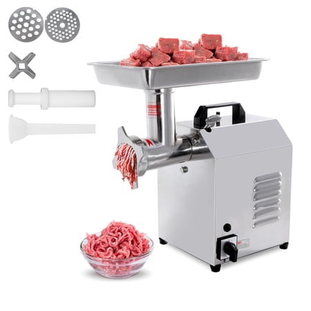 Hakka 300W Electric Meat Grinder, 176 lbs/h Capacity Stainless Steel Food Mincer, 110V Commercial-Grade Meat Processing Machine with Sausage Stuffing Kit