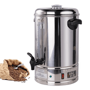 Hakka 65 Cup Coffee Percolator, Stainless Steel Coffee Urn and Hot Water Dispenser, Commercial Beverage Dispenser with Keep Warm and Drip-Free Faucet
