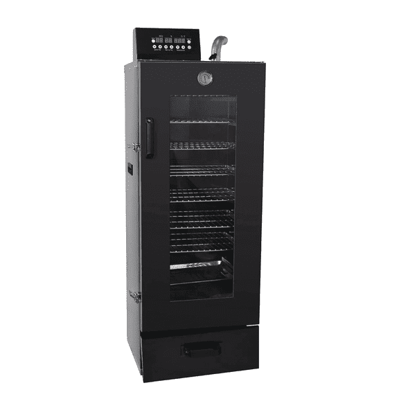 Hakka 8 Racks Vertical Electric Smoker with Glass Viewing Door, 1600W Stainless Steel BBQ Smoke Oven for Jerky and Sausage, 86F257F Digital Control