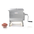 thumbnail image 1 of Hakka 30L/60lb Capacity Stainless Steel Manual Meat Mixer, Fixed Tank Sausage Blender, 1 of 7