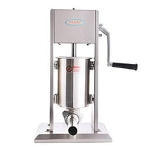 Hakka Brothers 7 Lb, 3 L Commercial Sausage Stuffer 2 Speed Stainless Steel Vertical Sausage Maker