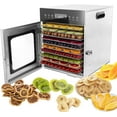 thumbnail image 1 of Hakka Food Dehydrator Machine, 10 Trays Commercial Food Dryer  with Touch Temp Control & 24H Timer Fruit Meat Vegetables Dehydrator, 1 of 7