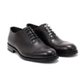thumbnail image 1 of Hakki Men's Cinque Leather Oxford Shoes, Black,9 M US, 1 of 7