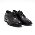 thumbnail image 1 of Hakki Men's Genova Leather Wingtip Oxford Shoes, Black,8-8.5 M US, 1 of 7